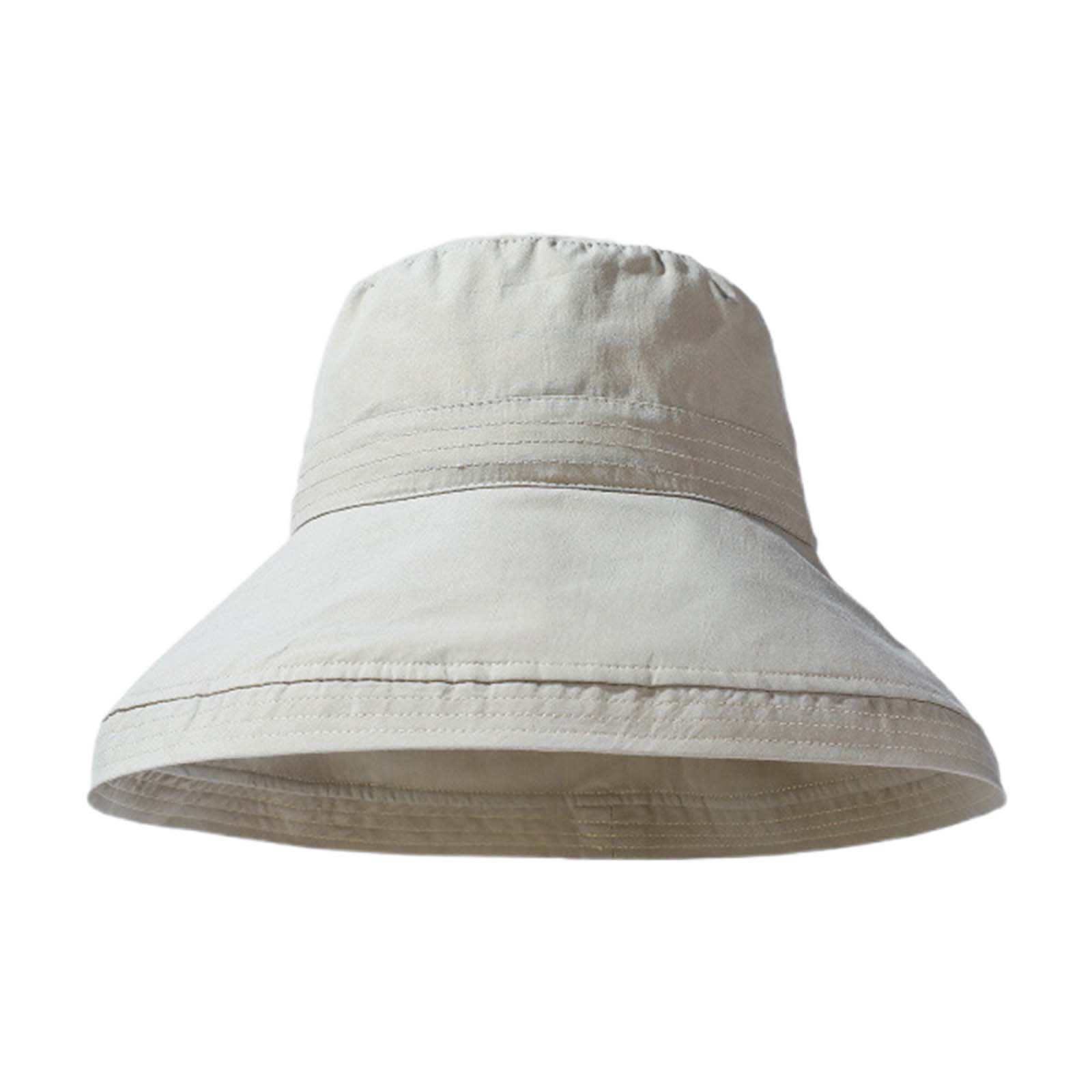 thumbnail image 1 of Sombrero de sol completo para mujer: ala ancha (12-15 cm), protección UPF50+, ala ajustable, plegable, estilo japonés/francés para viajes y uso diario, 1 of 4